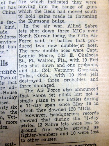 July 19, 1953 newspaper w THE LAST MAJOR BATTLE of the KOREAN WAR Kumsong River - 第 6/6 張圖片