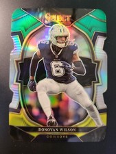 2022 Select Donovan Wilson Concourse DIE CUT GREEN YELLOW HOLO PRIZM card #86
