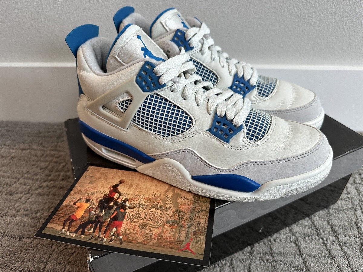 Size 9 - Air Jordan 4 Retro 2006 Military Blue 884802620778| eBay