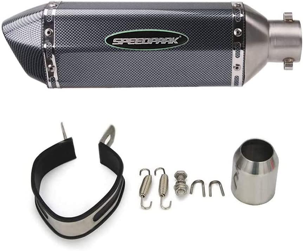 Motorcycle Exhaust Muffler Carbon Fiber with Removable