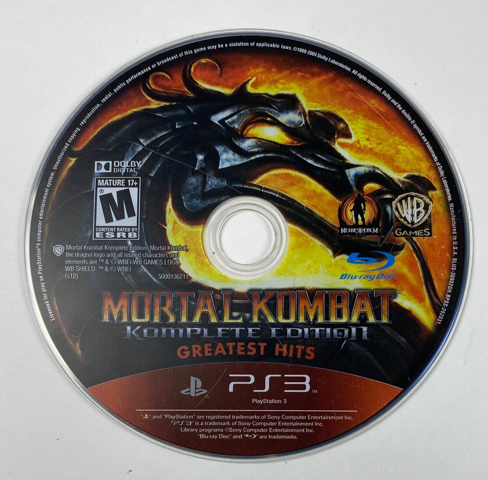 Mortal Kombat - PlayStation 3