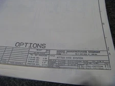 Grove AT700 All Terrain Crane Hydraulic System Circuit Schematics Diagram Manual