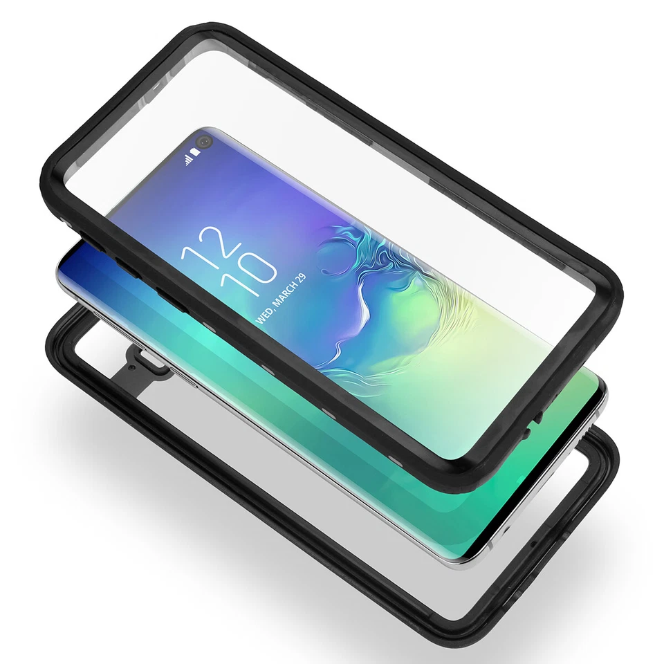 Capa protetora de tela embutida à prova d'água Fr Samsung Galaxy S10 - Imagem 4 de 4