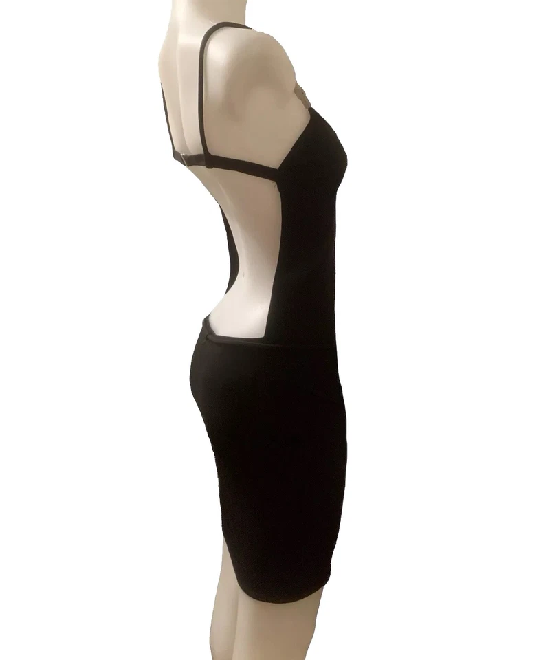 Sexy Vestido FENDI By KARL LAGERFELD Negro Sin Espalda Años 90 Talla 46 DE COLECCIÓN RARO Foto 2 de 4