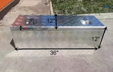 36x12x12 Aluminum Tool Box Truck Pickup Trailer Storage W Lock