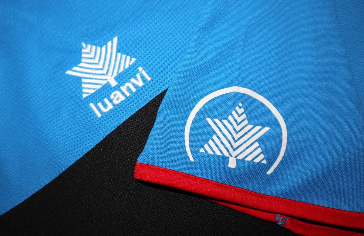 Maillot d'entraînement football Levante UD 2012 Luanvi taille