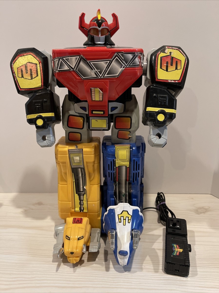 超レア 鬼フェードvintage pointer made in USA Vintage 1994 Mighty Morphin Power Rangers RC Megazord Large