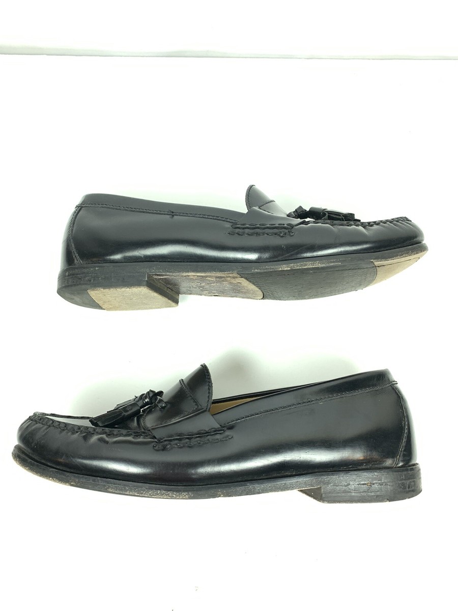 Cole Haan Tassel Loafers-Mens 10.5M-Black Leather-Grand OS Dress Shoes-Preppy 81xyFeHkxsL.  main image 3