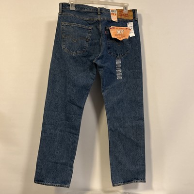 Vintage Levis 501 Pre Shrunk Jeans Made In Mexico New NWT Deadstock 36x32