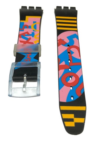 Swatch Resin 17mm Coloured Pattern Watch Straps - Picture 5 of 11