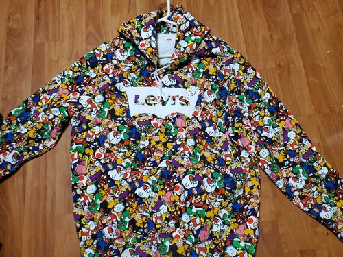 SUPER MARIO GRAPHIC PULLOVER HOODIE | eBay