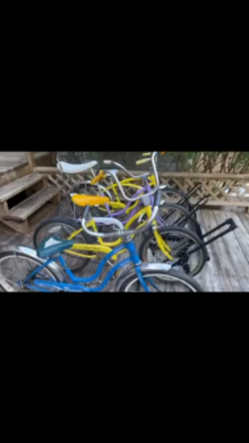 Vintage Girls Schwinn Lil ChikBicycle Polka Dot Banana Seat Japan