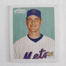 2006 Bowman Heritage Mini Baseball Mike Pelfrey New York Mets Rookie #206