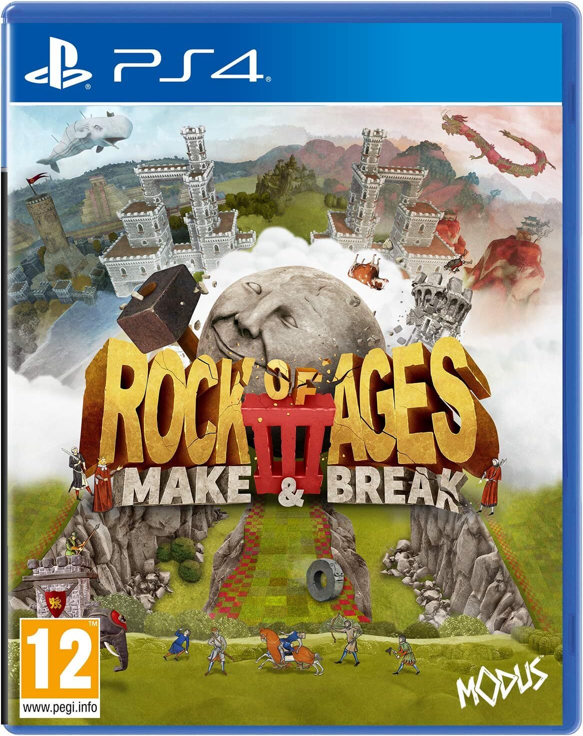 Rock of Ages 3: Make & Break - PlayStation 4  PlayStation 4 (Sony Playstation 4)