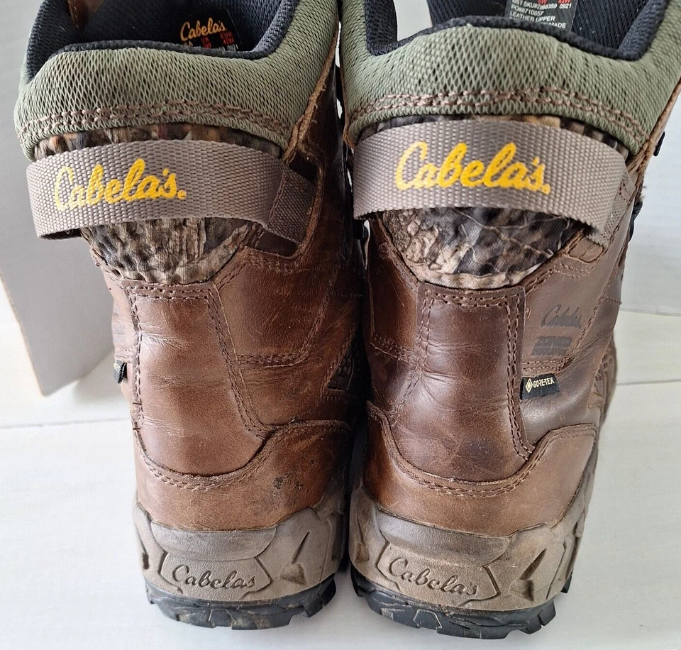 Cabalas 9W Treadfast Goretex Insulated Hunting Boots Camo Waterproof UK 8W 800G - Image 3 of 4