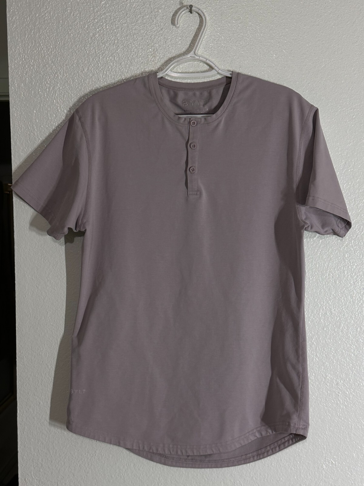 BYLT PREMIUM BASICS - LUX DROP CUT HENLEY - (IRIS… - image 1