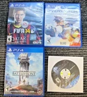 Playstation 4 PS4 Lot/Bundle - Final Fantasy XV, FIFA 14, Overwatch, Battlefront