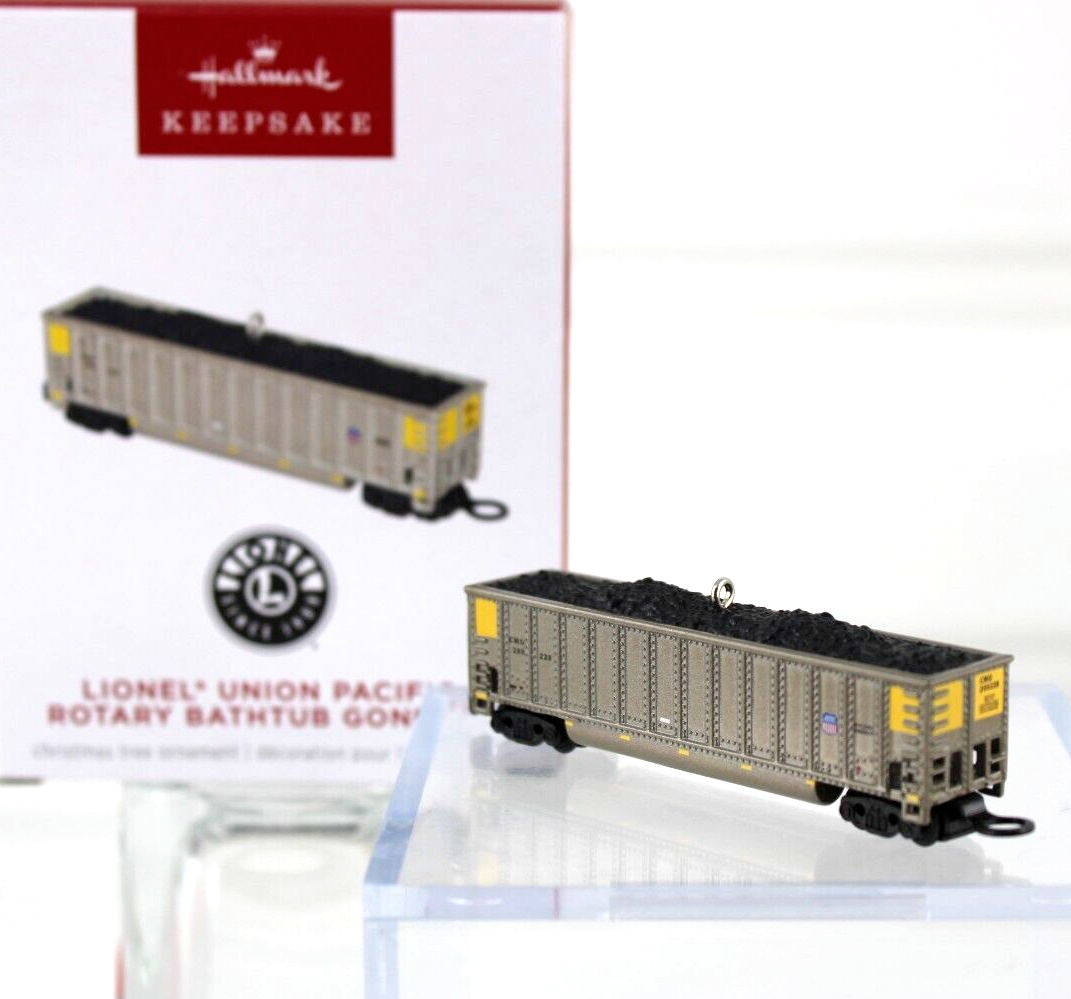 2024 Hallmark Lionel Trains Union Pacific Rotary Gondola Ornament