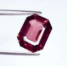 Padparadscha Natural Sapphire Loose Gemstone Certified 10 Ct Octagon Cut W0197
