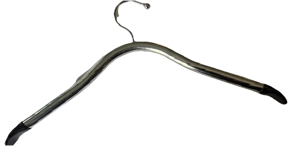 Percha vintage de mediados de siglo, acero inoxidable Foto 4 de 4