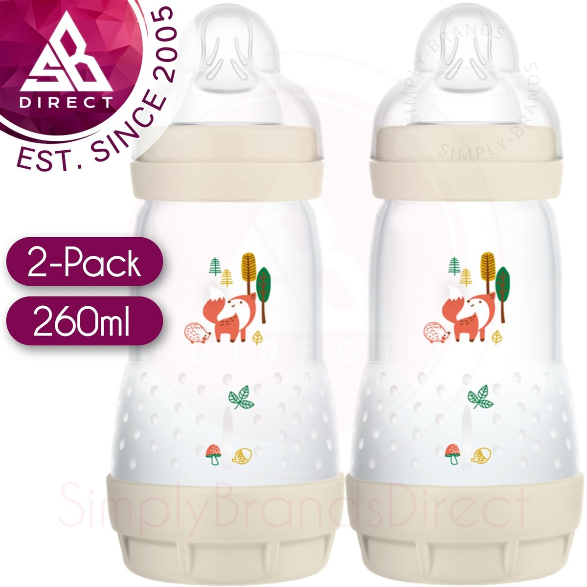 MAM Easy Start Anti Colic Bottle│with Slow Flow Teat│BPA Free