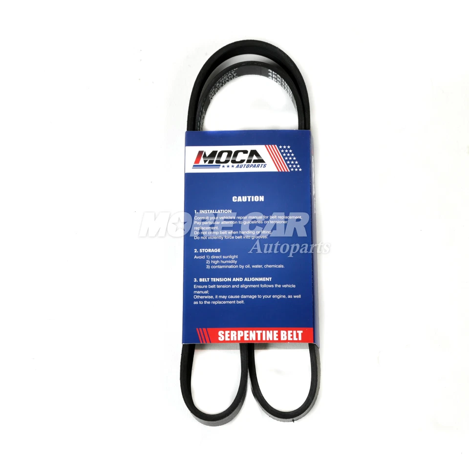 3X EPDM Serpentine Belt 4PK815 4PK915 4PK1080 para Toyota Paseo Tercel 1998 1,5 L Foto 4 de 4