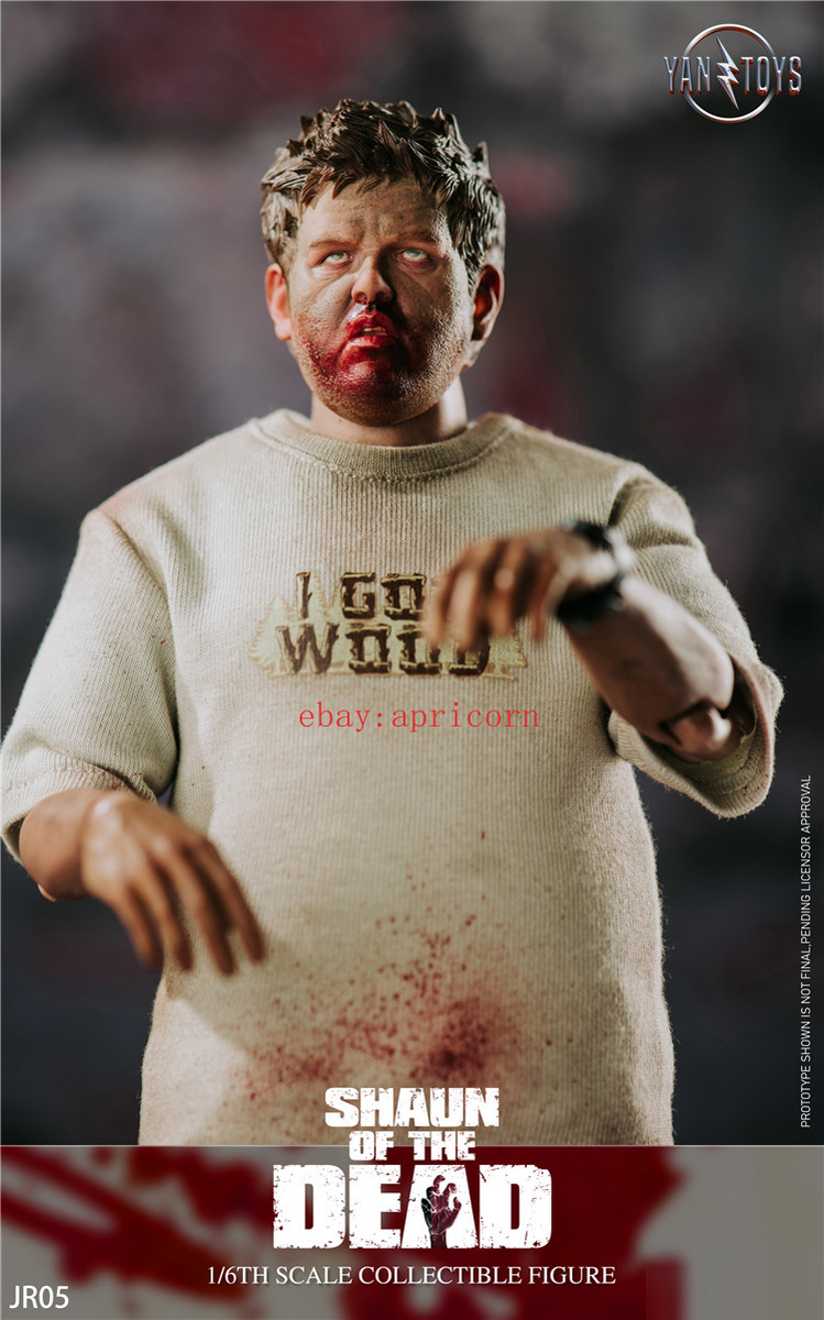 Yantoys JR05 Shaun of the Dead 1/6 Action Figure Model Collectible