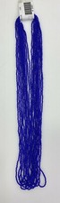 Hank of 13/0 Seed Beads - Opaque Royal Blue