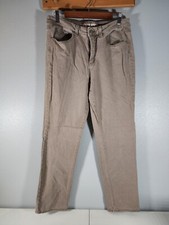 Faded Glory Womens Tan Straight Leg Stretch Pant Size 12