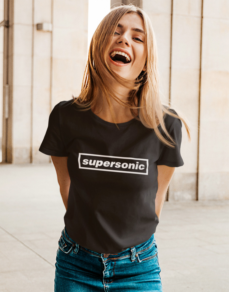 Oasis Tシャツ Supersonic Supersonic White T-Shirt