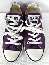 Converse All Star Mens 6 Womens 8 Purple Low Top Sneakers VGUC