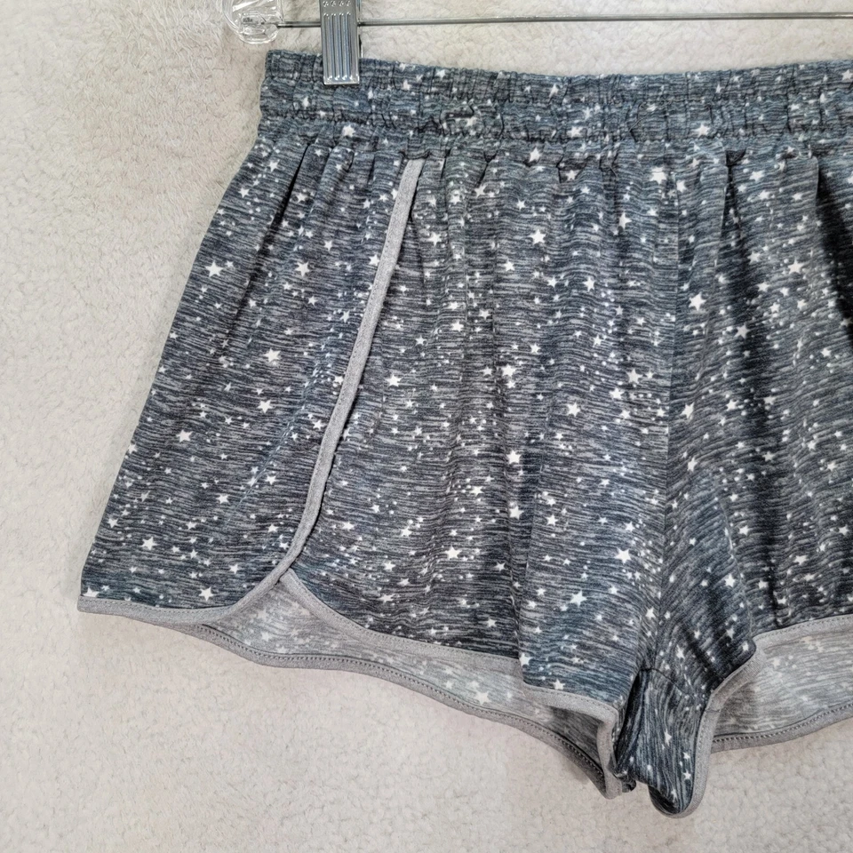 Pantalones Cortos Gris Estrella Para Mujer Tejidos Elásticos Correr Informales Descarados Activos Talla L Foto 2 de 4