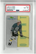 1993-94 Classic Deron Quint Class of '94 PSA 8 card #CL5 Jets POP 1 NONE higher