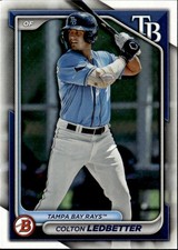 2024 BOWMAN PROSPECT COLTON LEDBETTER TAMPA BAY RAYS #BP-124