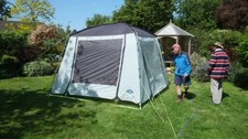 Sunncamp Day Room beach tent 3m x 3m gazebo Grey Party hot Tub covering
