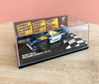 1:64 Minichamps Alain Prost Williams FW15C Renault F1 World Champion 1993