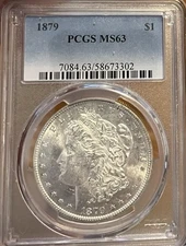 1879 PCGS MS63 Morgan Silver Dollar