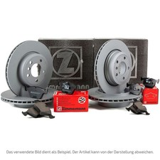 ZIMMERMANN Bremsscheiben Ø 340/310mm + Beläge für AUDI TT TTS (FV) vorne hinten