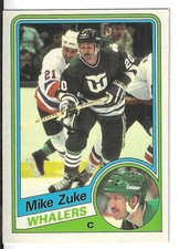 1984-85 OPC HOCKEY #80 MIKE ZUKE