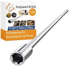 Wohnwagen Verlängerung Kurbel 540mm 19mm Wohnwagenstützen Ausdrehstütze Adapter