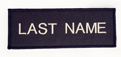 Royal Navy RIG 22 Name Tapes Set Of 3 hook Backed Made To Order Bulk ...