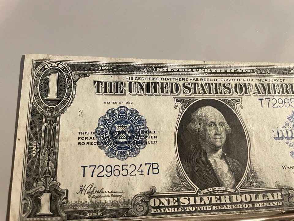 1923 $1 Dollar Bill xf ((CRISP)) (AU)) - Image 3 of 4