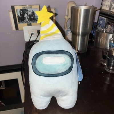 Among Us Series 2 Light Blue Crewmate Star Hat Imposter Plush Brand New w Tag