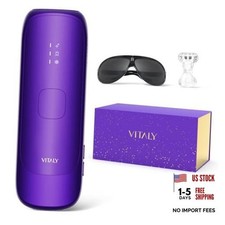 IPL Laser Hair Removal Device For Women: Permanent Hair Removal Premium Purple