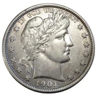 1901 BARBER HALF DOLLAR HIGH GRADE