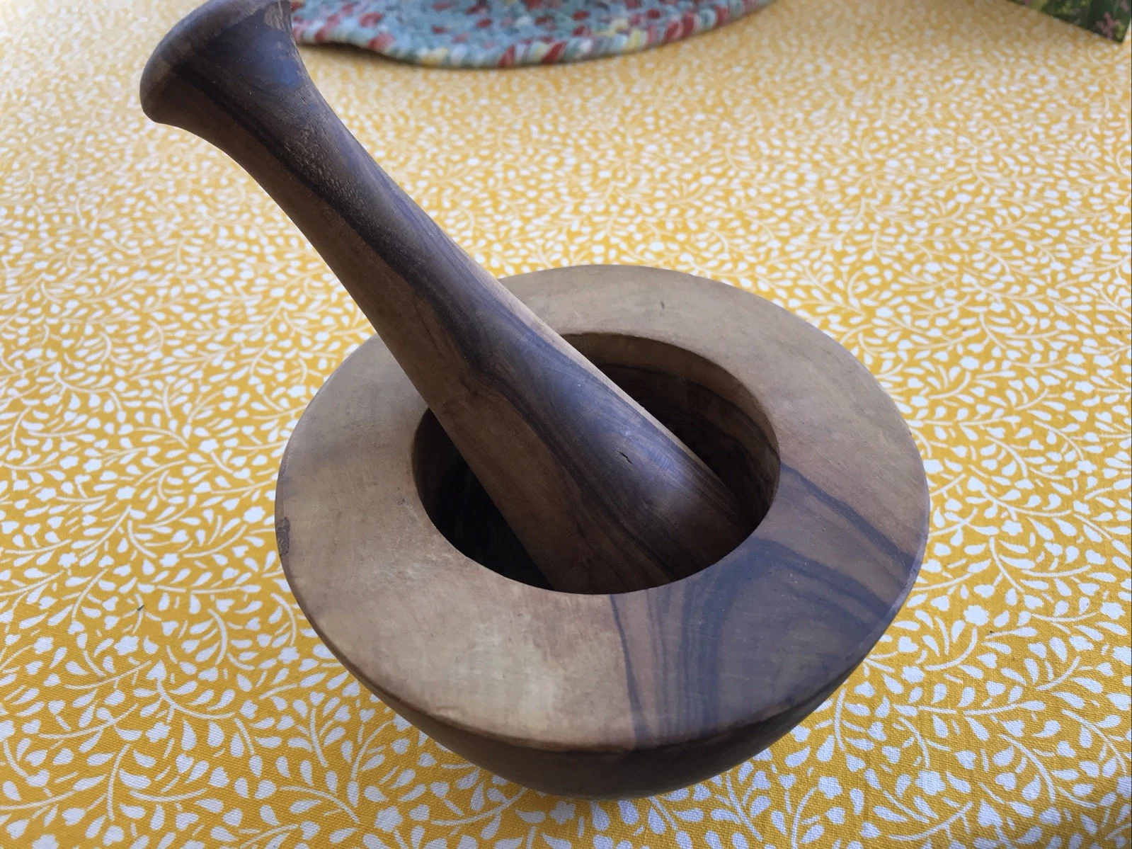 Wood Mortar and Pestle Set Herb Grinder Spices Grinder Wooden Mortar Pestle