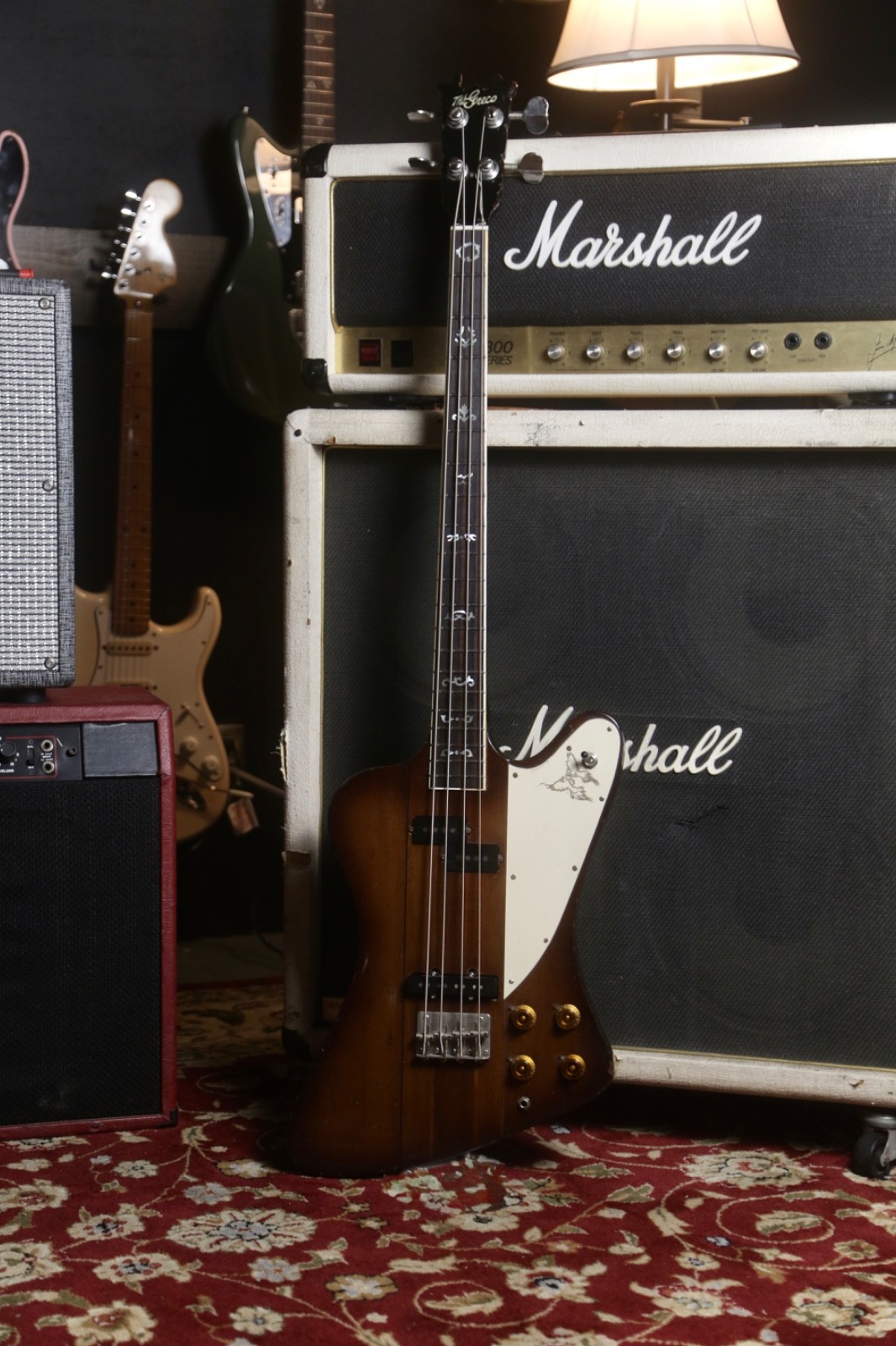 Rare Greco Suzi Quatro Thunderbird, Made in Japan 1970s - Sunburst