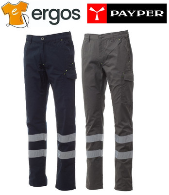 Payper POWER STRETCH REFLEX Herren Mehrjahres Arbeitshose reflektierend