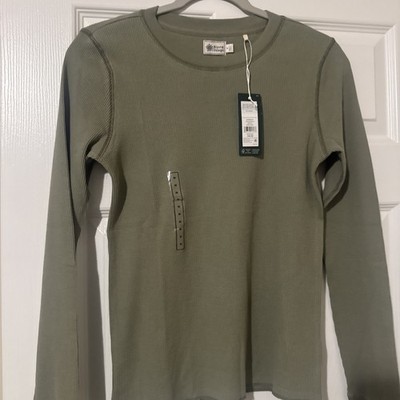 Alpine Design Women's Medium Knitted Long Sleeve Crew Neck New With Tags Olive