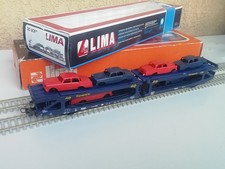 LIMA 309063 BISARCA "GOTH"A 2 SEMI-CASSE CON SNODO CENTRALE 3 ASSI,RUOTE BRUNITE